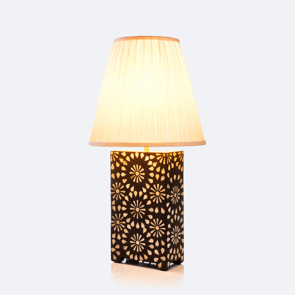 Table Lamp - Chrysanthemum Pattern