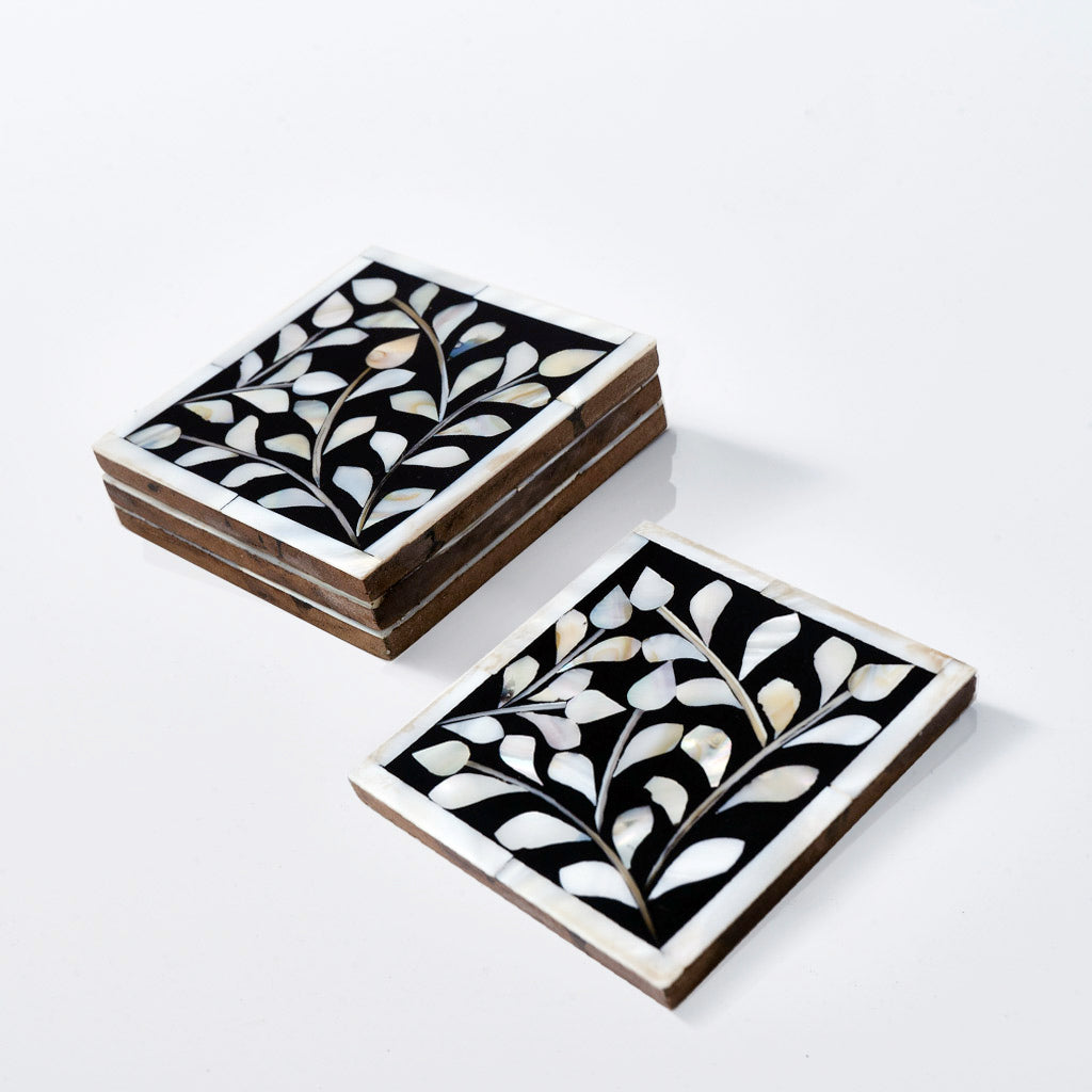 Mother of Pearl Coasters (Set of 4/6)